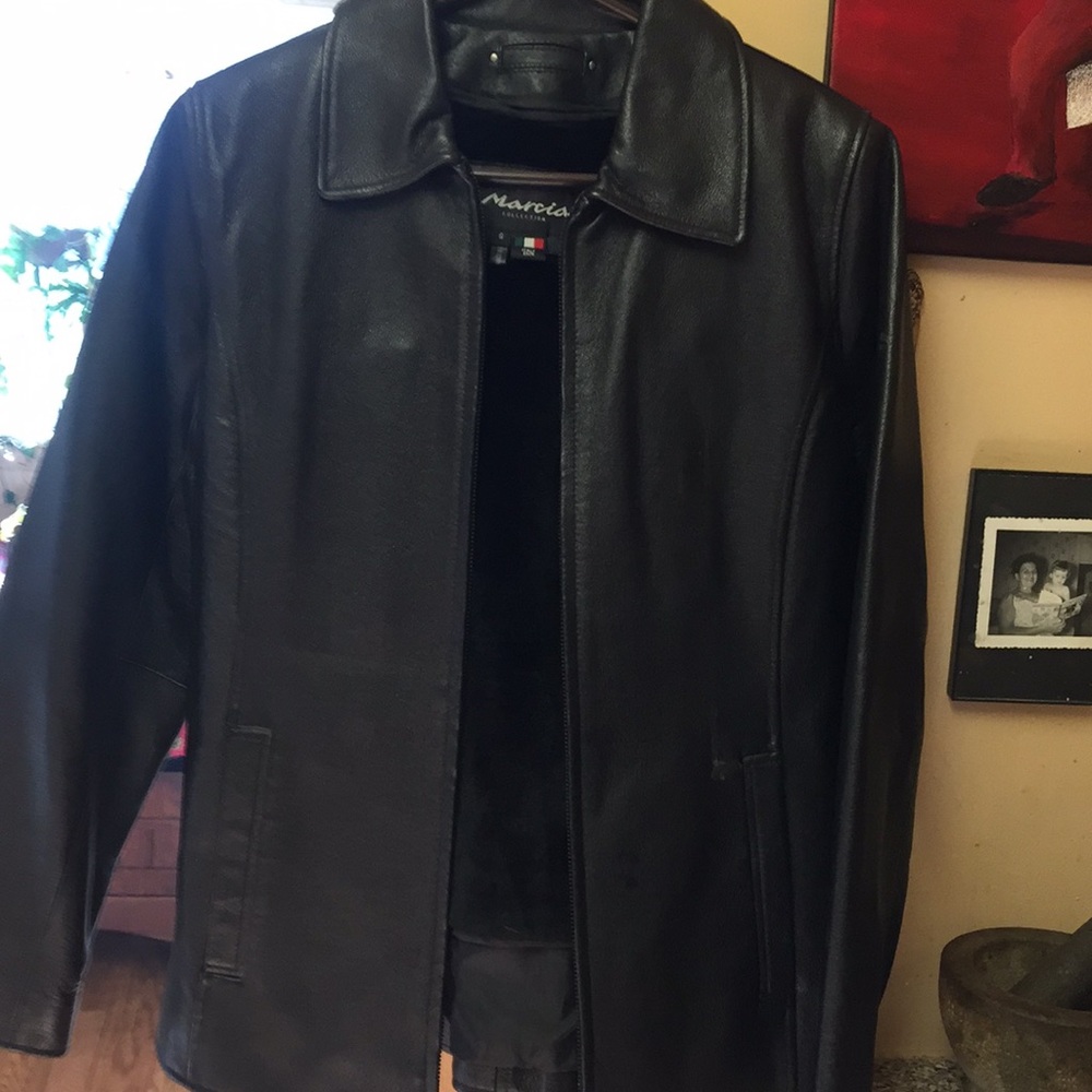 Genuine italian leather jacket